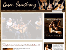 Tablet Screenshot of carenarmstrong.com